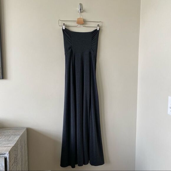 ATHLETA- Kali Dark Grey Maxi Convertible Dress/Skirt (Size:XS) - Picture 3 of 9